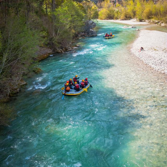 Rafting dans le Verdon