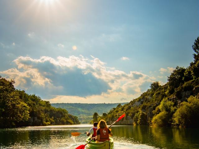 Canoé Gorges De Baudinard en Soirée