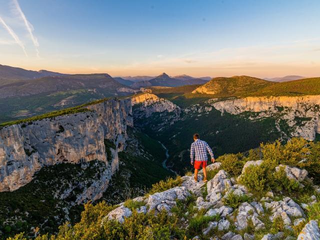 Canyon du Verdon, Route des Cretes