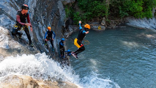 Canyoning - Le grand saut