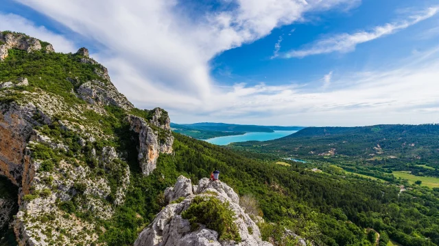 Lac De Sainte Croix Vue Depuis Moustiers Sainte Marie Ad04 Teddy Verneuil