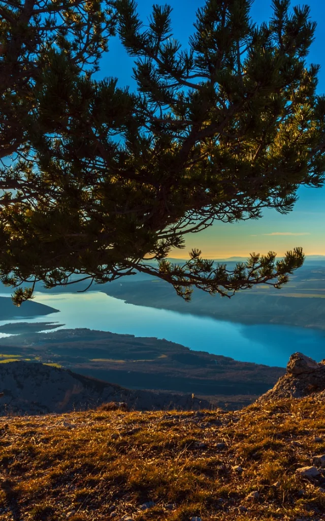 Randonnee Au Col Plein Voir Vue Sur Le Lac Sainte Croix Du Verdon