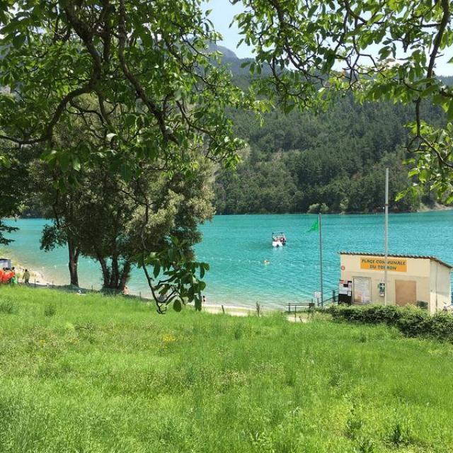 Plage du Touron, Saint-André-les-Alpes