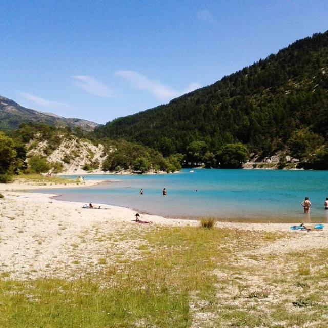 Plage du Cheiron, Castellane