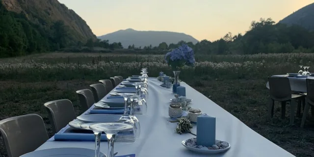 La table d’hôte Les Vergers d’Entrevaux