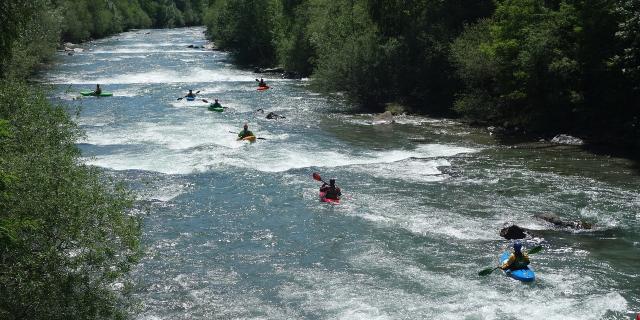 Descente en canoé rafting