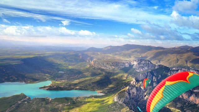 Parapente Aiguines 1