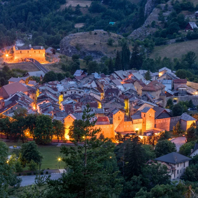 Colmars Nuit Tombante R Palomba Mairie Colmars